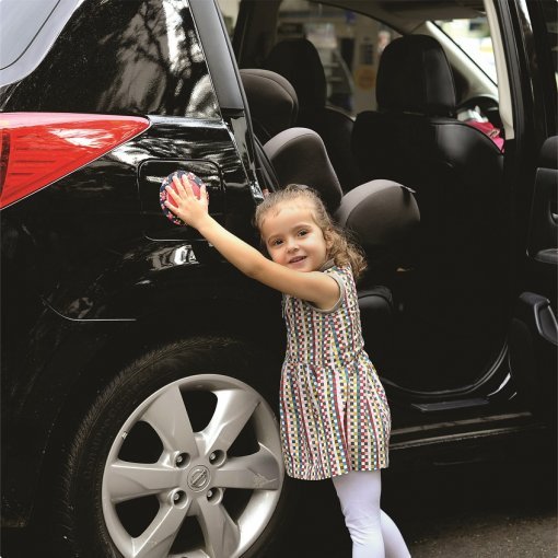 Adesivo para carro - Zona de Segurança Amarelo Fun