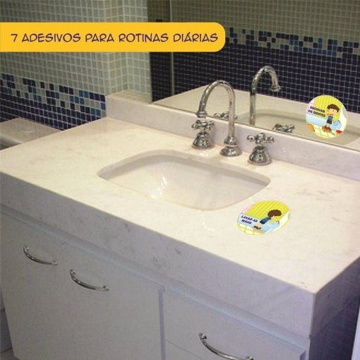 Adesivos sinalizadores das atividades Para menino