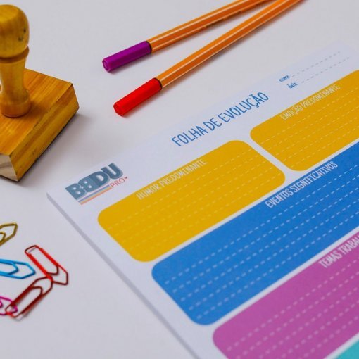 Bloco Folha de Evolução