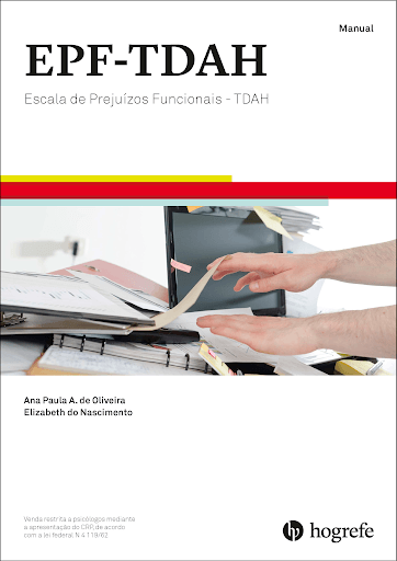 EPF-TDAH - Escala de Prejuízos Funcionais (Questionário 25 Folhas)