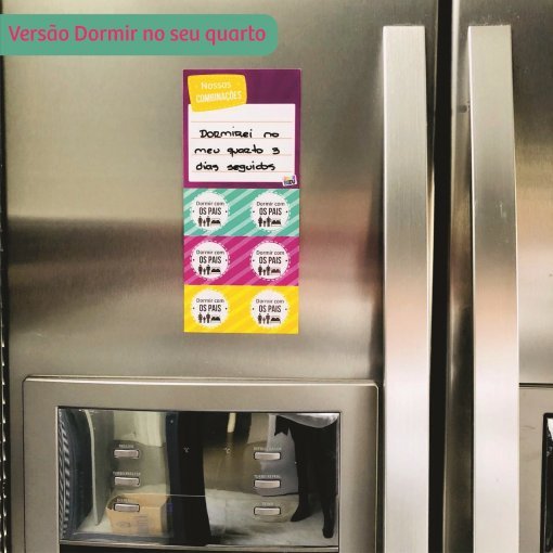 Mini Quadro de Incentivo: Vouchers do Reconhecimento - Dormir no seu Quarto