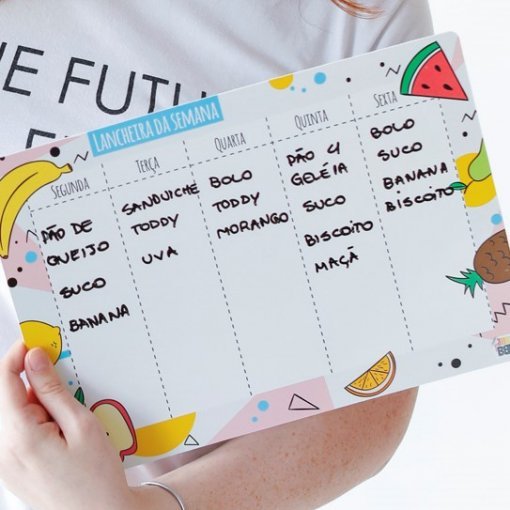 Planner - Lancheira da Semana