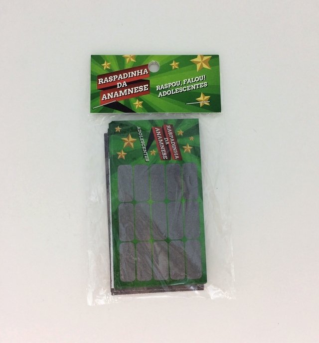 Raspadinha da Anamnese: Raspou, Falou! - Adolescentes