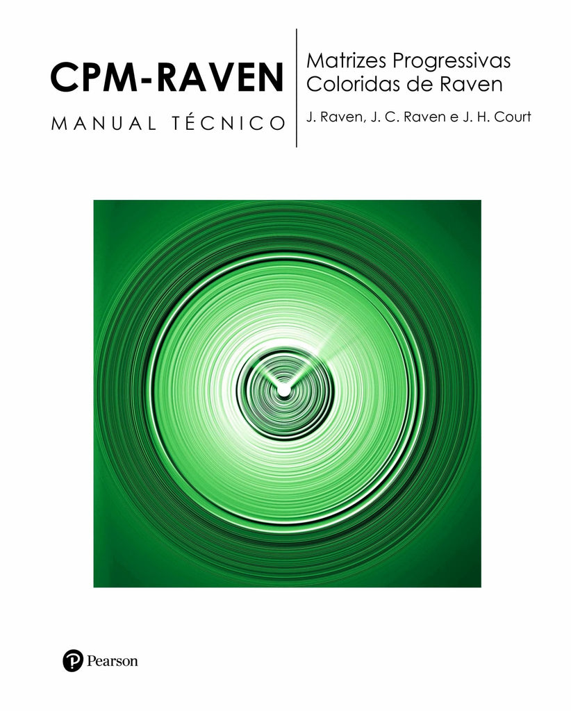 CPM Raven - Matrizes Progressivas Coloridas de Raven (Kit)