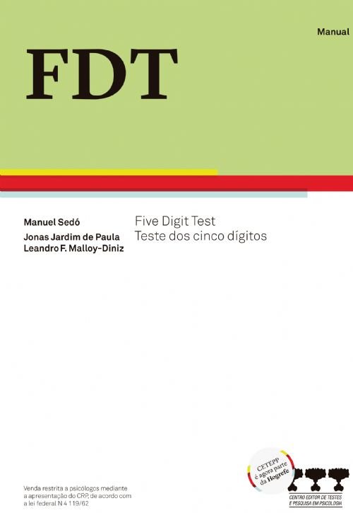 FDT - Teste dos Cinco Dígitos (kit)