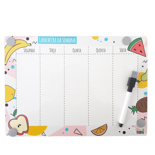 Planner - Lancheira da Semana